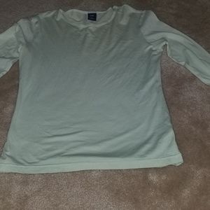 Light green long sleeve shirt